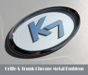 [ Cardenza2016(All New K7) auto parts ] Cardenza2016 K7logo Chrome Metal Mirror Emblem(Grille & Trunk) Made in Korea